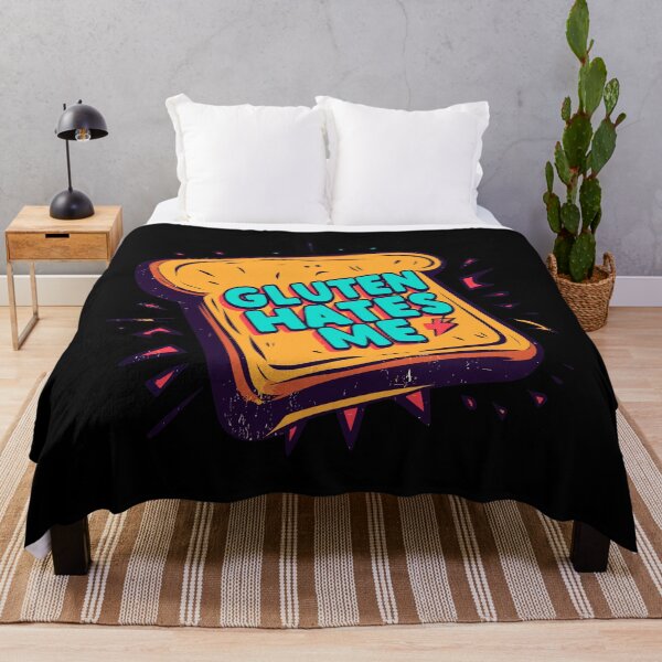 Item preview, Funny Gluten Hates Me designed and sold by TomFrontierArt.
