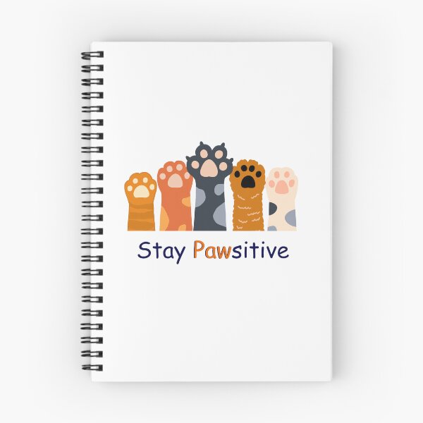 Item preview, Funny cat pun - Stay Pawsitive designed and sold by PurpleWay.