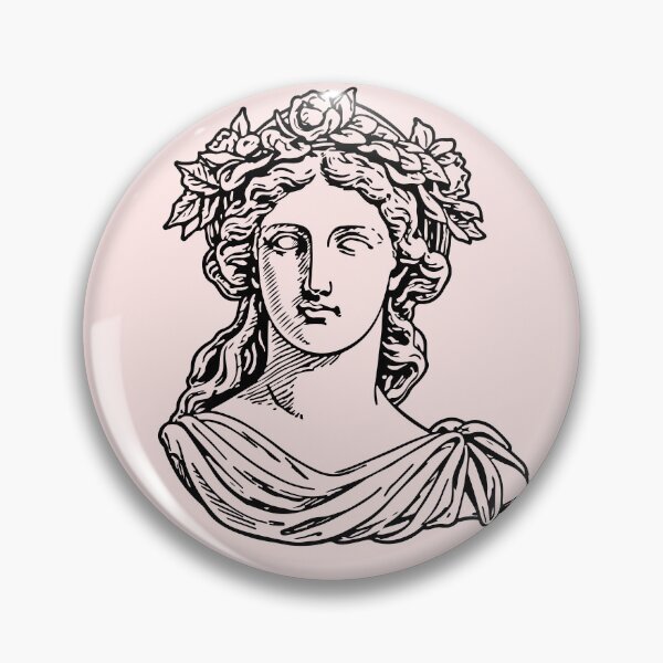 Item preview, Demeter the goddess Greek mythology myth art drawing design designed and sold by TheLocoShop.