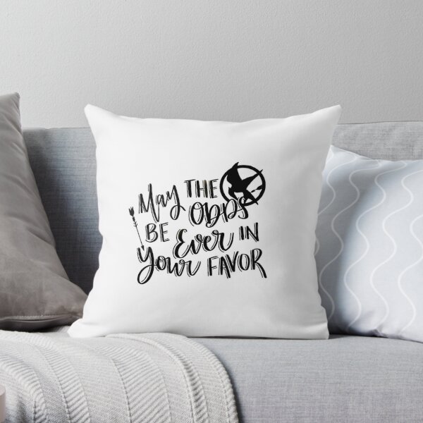 May the Odds  Throw Pillow