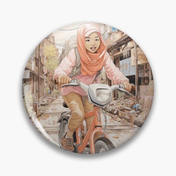 Item preview, A Muslima's Bike Adventures designed and sold by Brendon987.