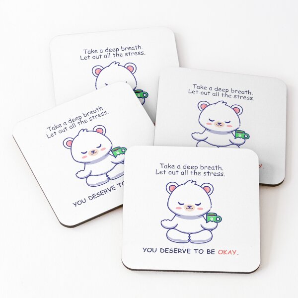 Item preview, Take a deep breath. You deserve to be Okay designed and sold by PurpleWay.