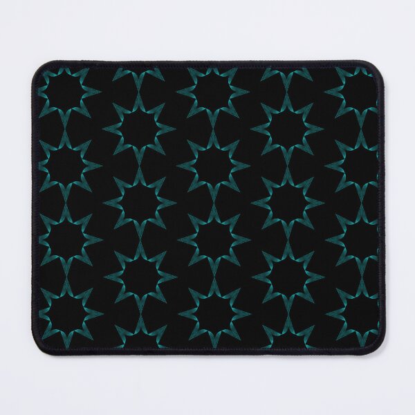Item preview, Turquoise Stars on Black designed and sold by CushyNest.