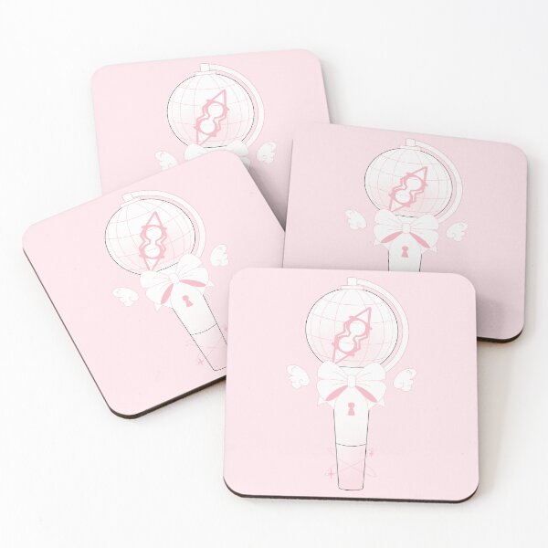 Item preview, ateez lightstick kpop pink kawaii designed and sold by Puuk.