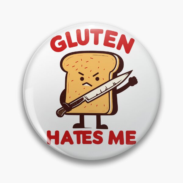 Item preview, Kawaii Gluten Hates Me  designed and sold by TomFrontierArt.