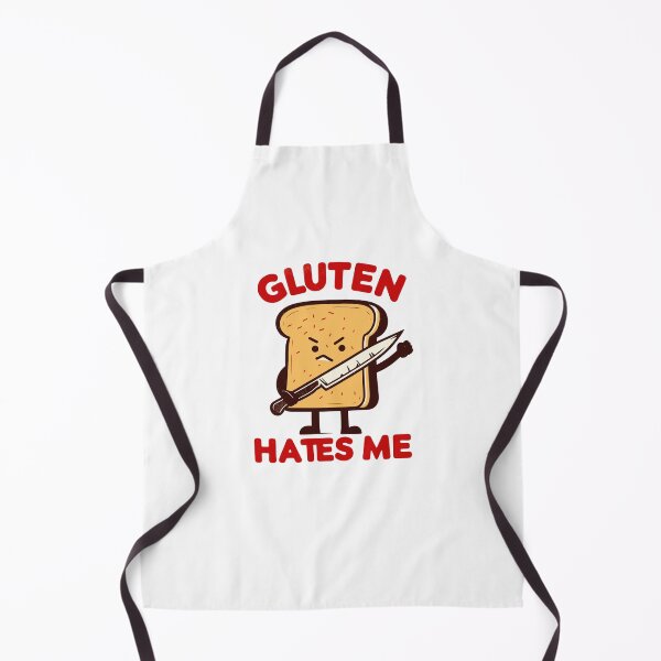 Item preview, Kawaii Gluten Hates Me designed and sold by TomFrontierArt.