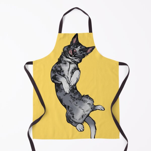 Item preview, Merle Border collie silly (yellow background) designed and sold by Petcetera.