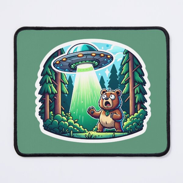 Item preview, Bewildered Bear's UFO Encounter designed and sold by Anechkau.
