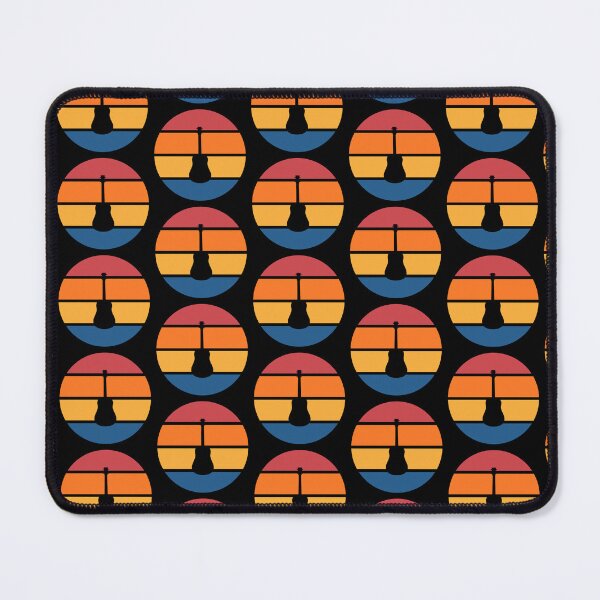 Item preview, Retro Sunset Acoustic Guitar Silhouette designed and sold by JPareDesign.