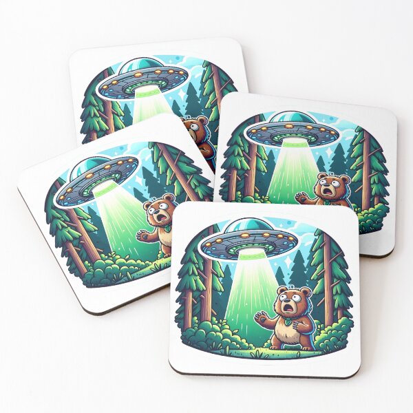 Item preview, Bewildered Bear's UFO Encounter designed and sold by Anechkau.
