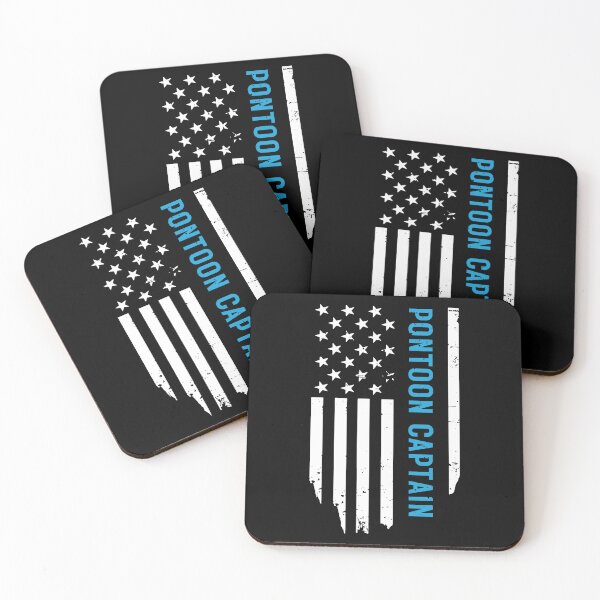 Item preview, American Flag Pontoon Captain designed and sold by Beezi Graphix.