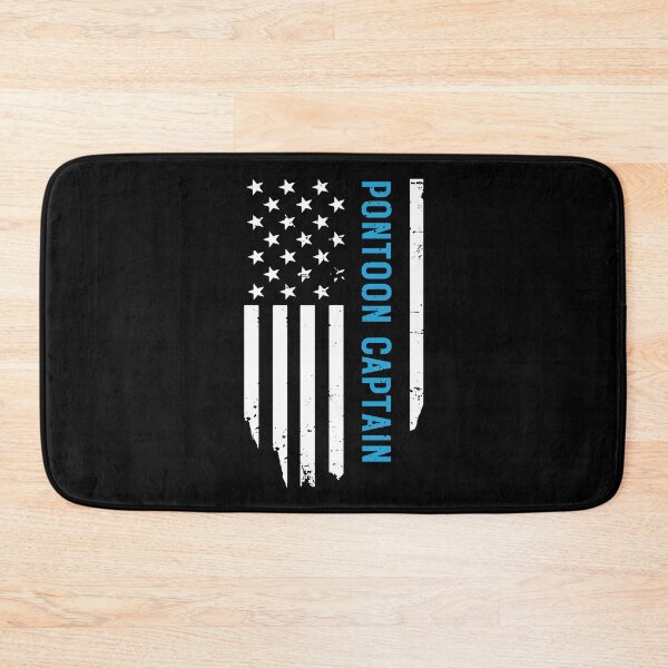 Item preview, American Flag Pontoon Captain designed and sold by Beezi Graphix.