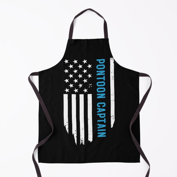 Item preview, American Flag Pontoon Captain designed and sold by Beezi Graphix.