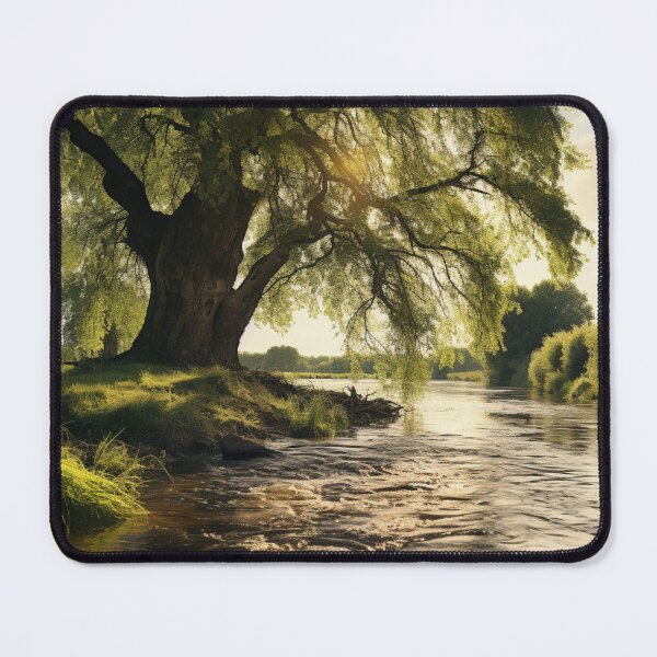 Item preview, Willow Tree on Riverbank designed and sold by Hartbecke.