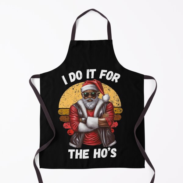 Item preview, African American Sarcastic Christmas I Do It For The Ho's Black Santa Claus designed and sold by elvisg03.
