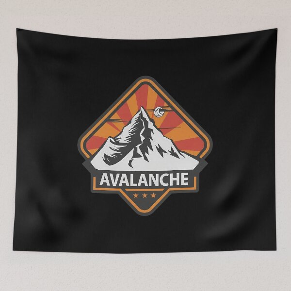 Item preview, Avalanche Warning Sign designed and sold by FlexYourMind.