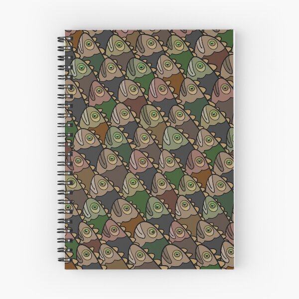 Item preview, Vintage Fish Heads Pattern designed and sold by CreatureSketch.