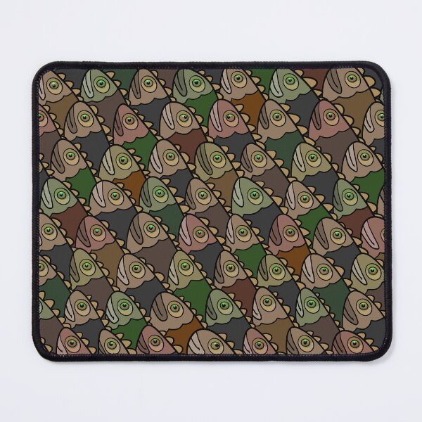Item preview, Vintage Fish Heads Pattern designed and sold by CreatureSketch.