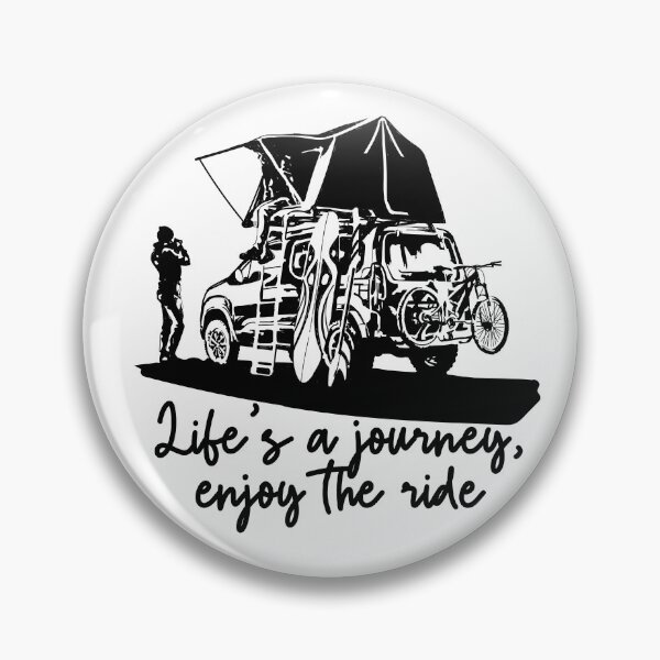 Item preview, "Life's a  journey, enjoy the ride." designed and sold by Concept-Hub.