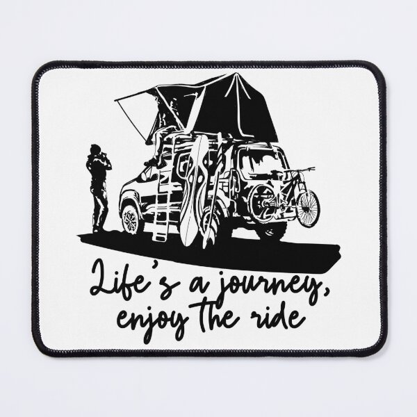 Item preview, "Life's a journey, enjoy the ride." designed and sold by Concept-Hub.