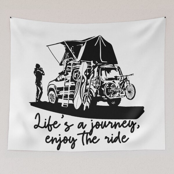 Item preview, "Life's a  journey, enjoy the ride." designed and sold by Concept-Hub.