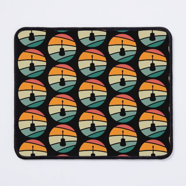 Item preview, Retro Sunset Acoustic Guitar Silhouette designed and sold by JPareDesign.