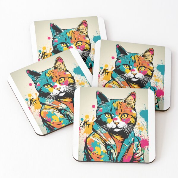 Item preview,  Cat artwork graffiti street fashion designed and sold by PrintyArts.
