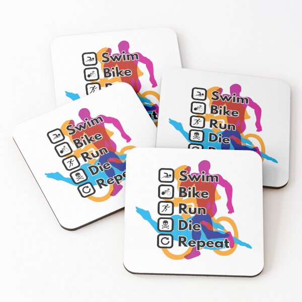 Item preview, Triathlon, Die, Repeat designed and sold by aipolohu.