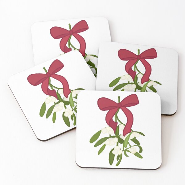 Item preview, mistletoe with red bow designed and sold by Jules Mars.