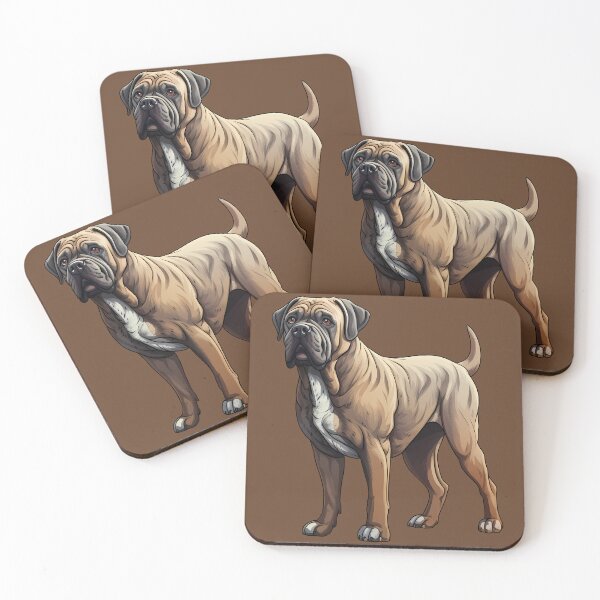 Item preview, Cute Mastiff Puppy Dog Brindle Brown Drawing designed and sold by meganohm.