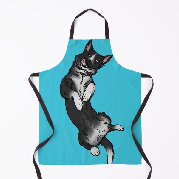 Item preview, Blue eyed Border collie silly (blue background) designed and sold by Petcetera.
