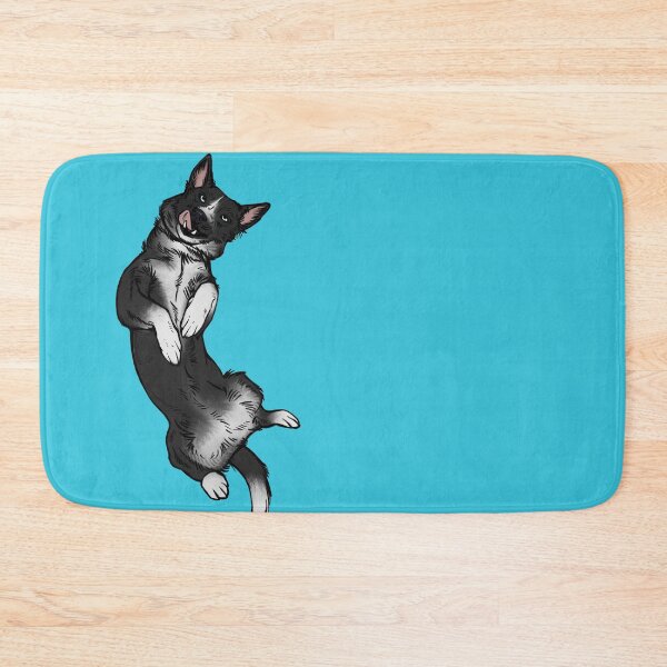 Item preview, Blue eyed Border collie silly (blue background) designed and sold by Petcetera.