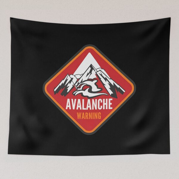 Item preview, Avalanche Warning designed and sold by FlexYourMind.