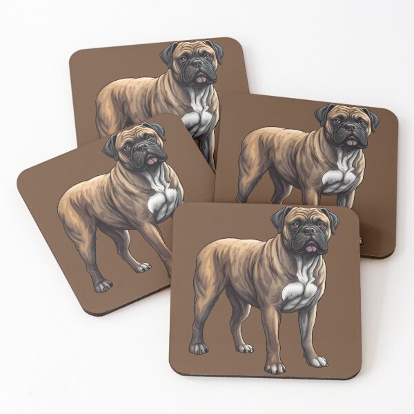 Item preview, Mastiff Puppy Dog Brindle Portrait Drawing designed and sold by meganohm.