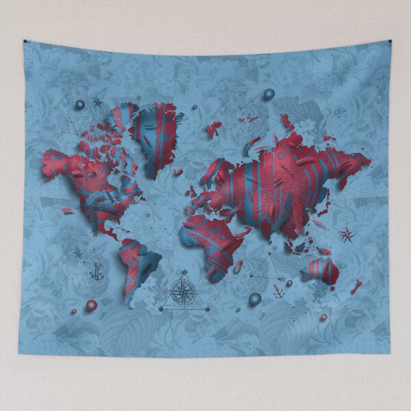 Item preview, mapa del mundo designed and sold by BekimART.