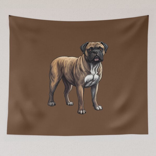 Item preview, Mastiff Puppy Dog Brindle Portrait Drawing designed and sold by meganohm.
