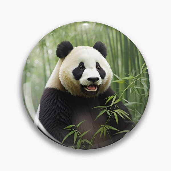 Item preview, Cute panda bamboo forest designed and sold by ZenStickConcept.
