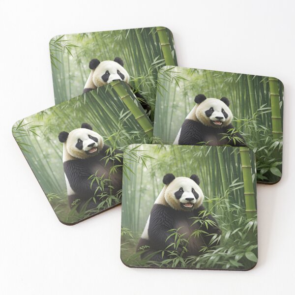 Item preview, Cute panda bamboo forest designed and sold by ZenStickConcept.