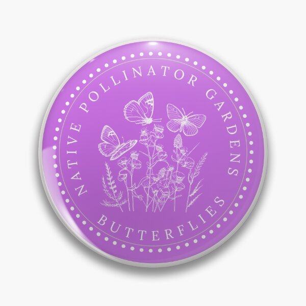 Item preview, Native Pollinator Gardens Violet Circle Design designed and sold by EarthArtDesigns.