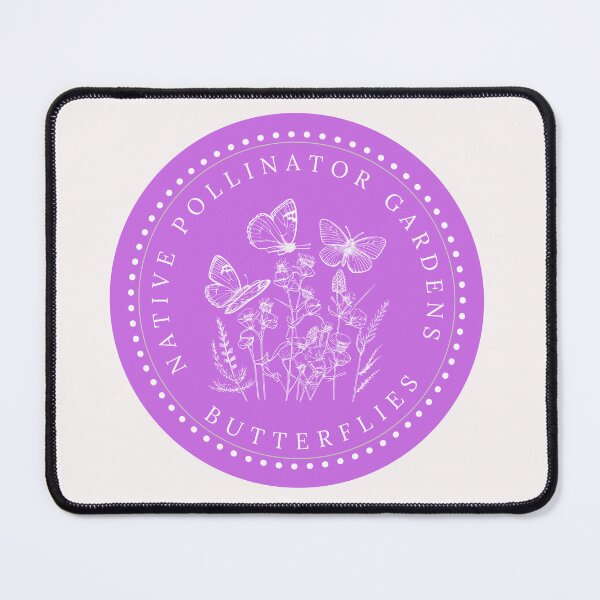 Item preview, Native Pollinator Gardens Violet Circle Design designed and sold by EarthArtDesigns.