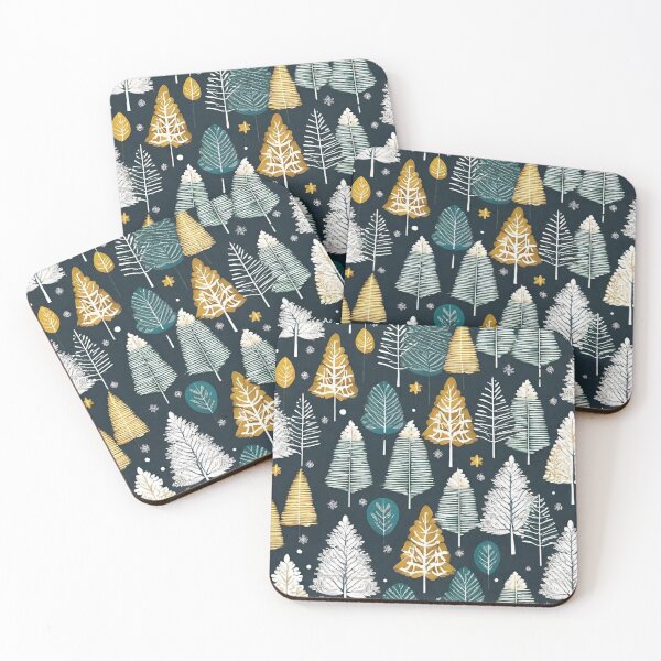 Item preview, Winter Pine Tree design Christmas snow designed and sold by Alexander Bros.