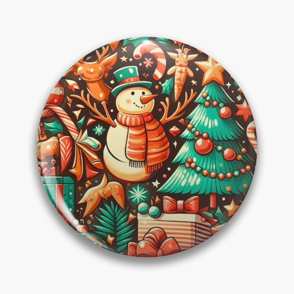 Item preview, Christmas 2023 - Patterns "Orange and Teal" designed and sold by Hemindway.