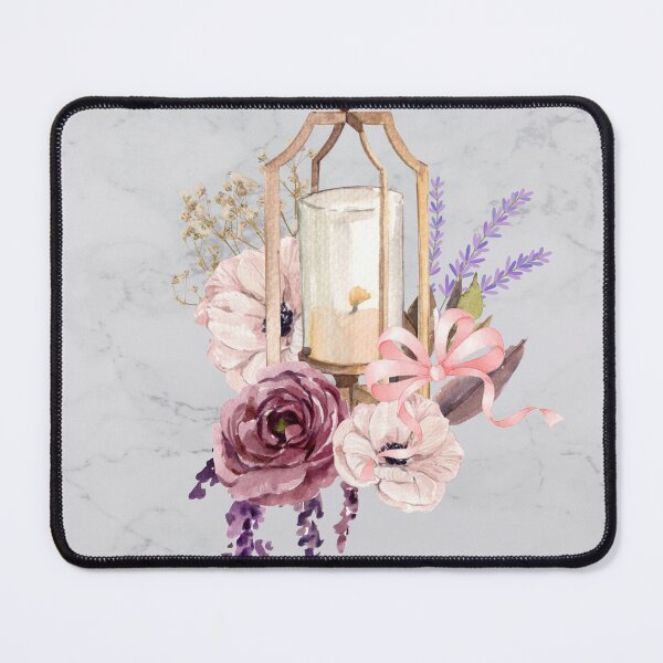 Item preview, Candle with Flowers designed and sold by tomorrowsart.