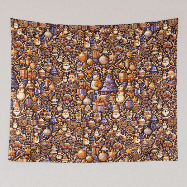 Item preview, Christmas 2023 - Patterns "Orange and Purple" designed and sold by Hemindway.