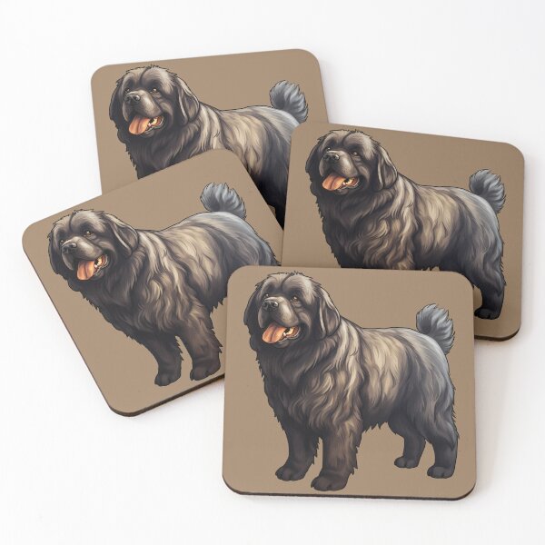 Item preview, Fluffy Newfoundland Breed Dog Drawing designed and sold by meganohm.