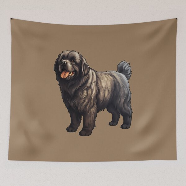 Item preview, Fluffy Newfoundland Breed Dog Drawing designed and sold by meganohm.