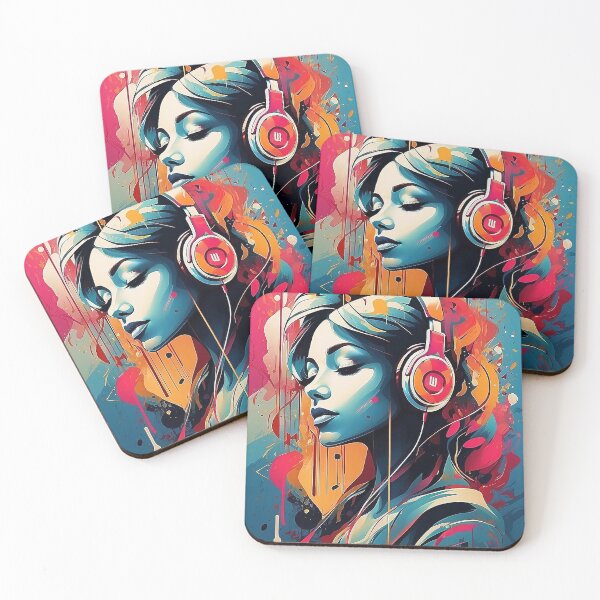 Item preview, Abstract music woman designed and sold by xavoblues.