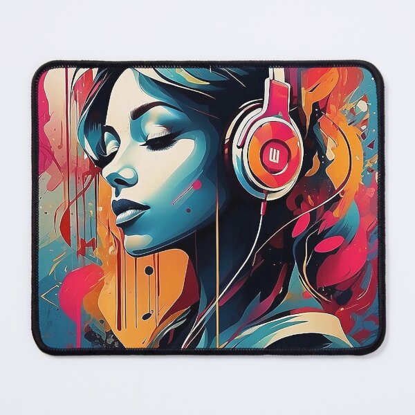 Item preview, Abstract music woman designed and sold by xavoblues.
