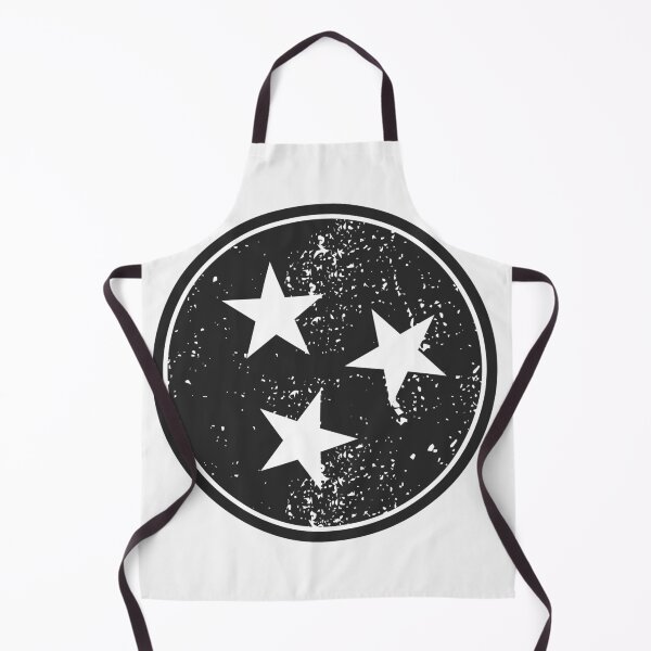 Item preview, Tennessee Flag Tri-Star Black designed and sold by Bless Y'alls Heart.