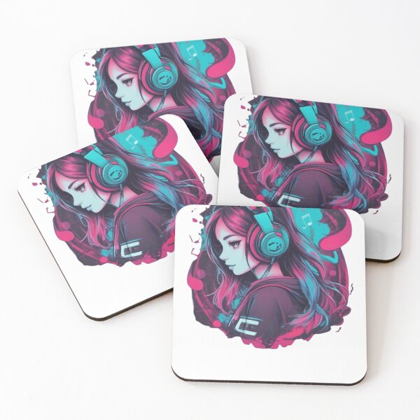 Item preview, anime gamer and musical girl  designed and sold by perfect  world.